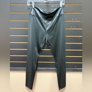 Black Faux Leather Leggings